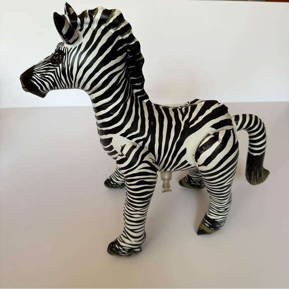BARNUM’S ANIMALS. Vintage. Inflatable Zebra. Toy. - Picture 7 of 12